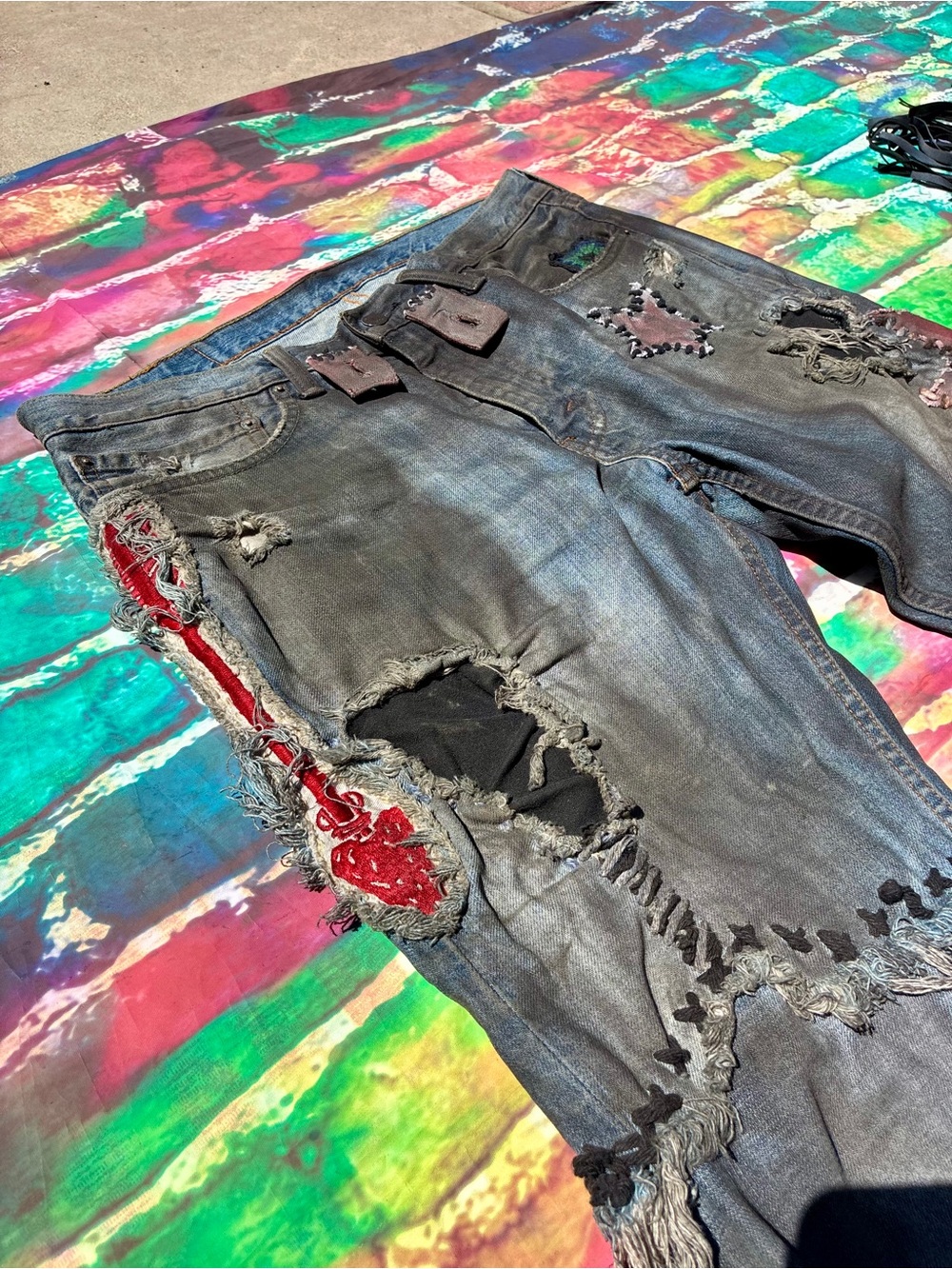 Goth Halloween horror zombie handmade costume - Picture 9 of 16